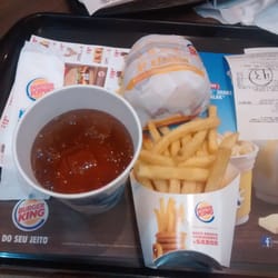 Burger King - Ótima comida... Porem sem senha do wi fi