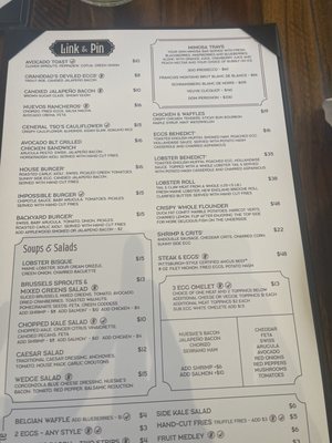 Menu photo 7 Link & Pin NorthCross Huntersville, NC Menu photo 7 Link & Pin NorthCross Huntersville, NC