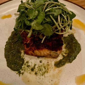 Yardbird Table & Bar - Grilled Blackened Salmon Filet - Southern Near Me - Miami Beach, Florida