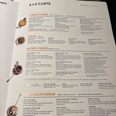 Menu photo 4 The Melting Pot Miami, FL Menu photo 4 The Melting Pot Miami, FL