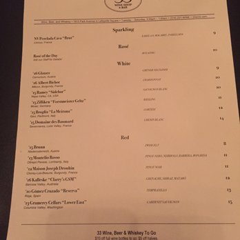 33 Wine Shop & Bar - This is just a sampling. You can buy bottles. Great selection. - Beer, Wine & Spirits Near Me - Saint Louis, Missouri