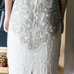 The original reception dress before alteration The original reception dress before alteration