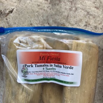 MI Fiesta Catering - The package says 6 Pork Tamales in Salsa Verde... Where's the Salsa Verde? - Farmers Market Near Me - Vallejo, California