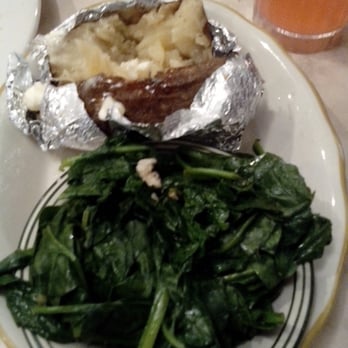Mike's Olympic Diner - Steam potato with spinach - Diners Near Me - Staten Island, New York