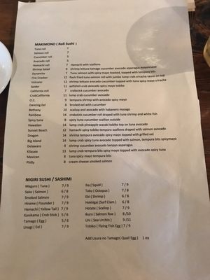Menu photo 6 Cocolo Sushi Bethany Beach, DE