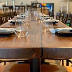 Timberwolf Slabs - Live Edge Walnut Table