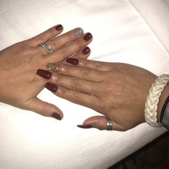Fancy Nails - SNS/power dip nails with the bling ring finger - Nail Salons Near Me - Biloxi, Mississippi Fancy Nails - SNS/power dip nails with the bling ring finger - Nail Salons Near Me - Biloxi, Mississippi