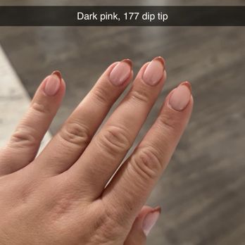 Milton Nails - Fall French using dip powder - Nail Salons Near Me - Milton, Washington Milton Nails - Fall French using dip powder - Nail Salons Near Me - Milton, Washington
