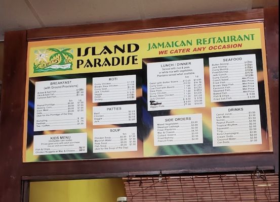 Menu photo 2 Island Paradise Mcdonough, GA Menu photo 2 Island Paradise Mcdonough, GA
