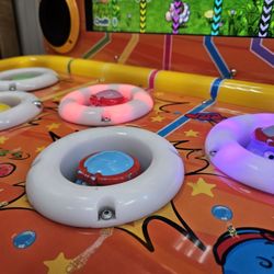 Chuck E. Cheese - Whack a mole the moles are so broken they light up but no longer move, of course takes money but is unplayable