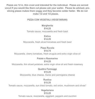 Menu photo 1 Trattoria D.O.C. Evanston, IL