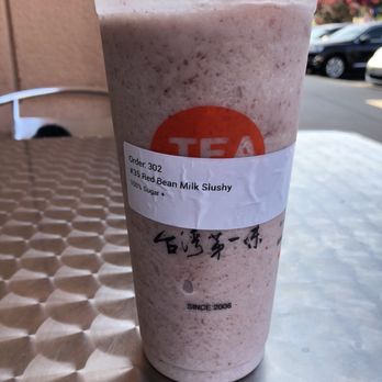 Tea Top - This Red Bean Milk Slushy is was amazing to me - Coffee & Tea Near Me - San Jose, California Tea Top - This Red Bean Milk Slushy is was amazing to me - Coffee & Tea Near Me - San Jose, California
