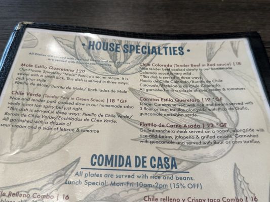 Menu photo 2 Los Arcos Mexican Restaurant Rancho Mirage, CA Menu photo 2 Los Arcos Mexican Restaurant Rancho Mirage, CA