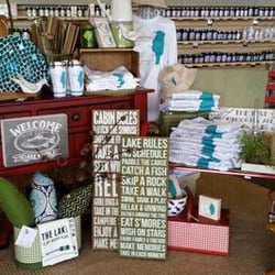 Sawyer Street Hometown Pharmacy - Lake House Display At Sawyer Street Hometown Pharmacy