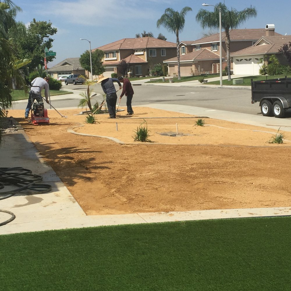 Exclusive Garden Decor - Preparing for grass install - Home Decor Near Me - Redlands, California Exclusive Garden Decor - Preparing for grass install - Home Decor Near Me - Redlands, California