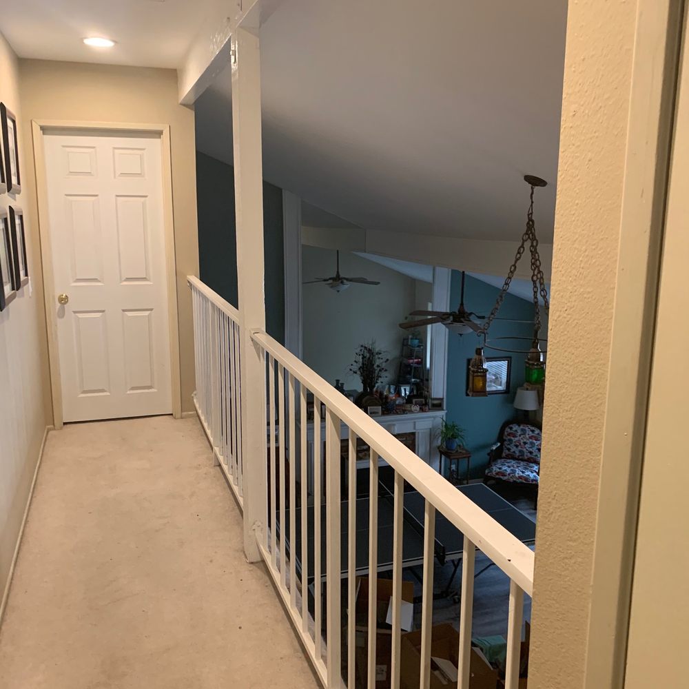 Stairs Plus More - Old Railing and Hall - General Contractors Near Me