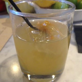 Green Pig Bistro - Drambuie, Benedictine, orange rind, lemon juice, house-made ginger beer (custom) - New American Near Me - Arlington, Virginia