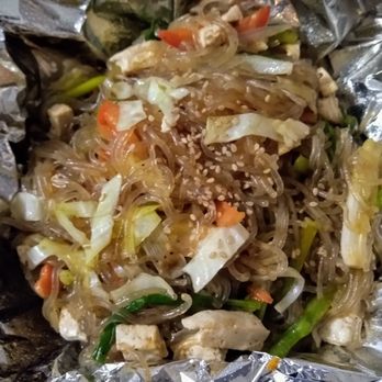 Chin Hills - Glass noodles with tofu - Korean Near Me - Kenmore, New York
