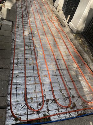 Precision heating cooling and plumbing Logo