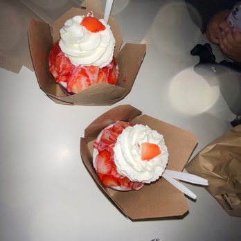 Snowy Village - Strawberry - Shaved Ice Near Me - Seattle, Washington Snowy Village - Strawberry - Shaved Ice Near Me - Seattle, Washington
