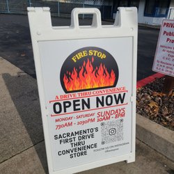 Fire Stop - Street signage.