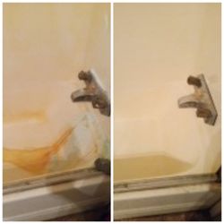 Jaymi Mortensen - Before and After rusty tub