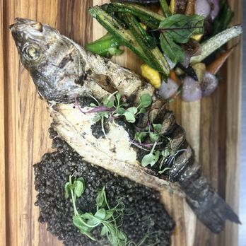 Lemon & Thyme - Branzino  really tasty . - New American Near Me - Costa Mesa, California
