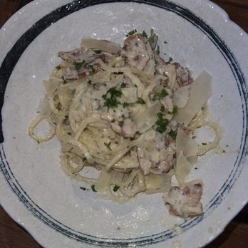 Brava Garden Eatery - Homemade Spaghetti Alla Carbonara - Wine Bars Near Me - Pleasanton, California