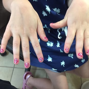 Nail Design - Kim did a GREAT job doing my 7 year old daughters nails tonight! She LOVES them - Nail Salons Near Me - Woodbridge, Virginia Nail Design - Kim did a GREAT job doing my 7 year old daughters nails tonight! She LOVES them - Nail Salons Near Me - Woodbridge, Virginia