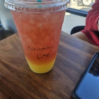 CRUSH - Cucumber lime refresher - Cafes Near Me - Reno, Nevada CRUSH - Cucumber lime refresher - Cafes Near Me - Reno, Nevada