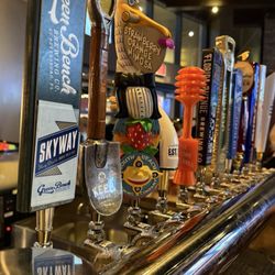 Beers on tap