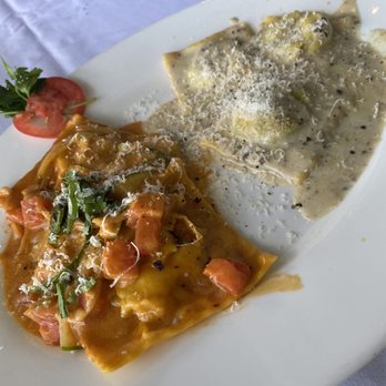 Il Gabbiano - Half lobster ravioli half porcini mushroom ravioli- porcini was phenomenal - Italian Near Me - Miami, Florida Il Gabbiano - Half lobster ravioli half porcini mushroom ravioli- porcini was phenomenal - Italian Near Me - Miami, Florida