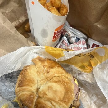 Burger King - Bacon, ham and sausage and egg croissant meal - Burgers Near Me - Richmond, California Burger King - Bacon, ham and sausage and egg croissant meal - Burgers Near Me - Richmond, California