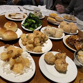 Great Seafood Harbor - Dim sum spread - Dim Sum Near Me - Artesia, California