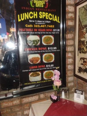 Menu photo 8 Indimex Eats Indian Restaurant Los Angeles, CA Menu photo 8 Indimex Eats Indian Restaurant Los Angeles, CA