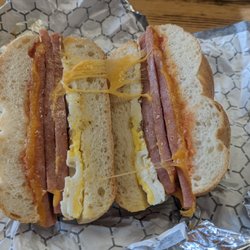 Pork roll egg and cheese