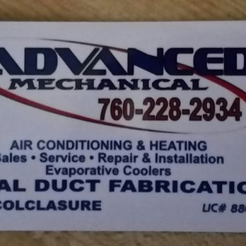 ADVANCED MECHANICAL AIR CONDITIONING - 58923 Business Ctr Dr, Yucca Valley,  California - Heating u0026 Air Conditioning/HVAC - Phone Number - Yelp