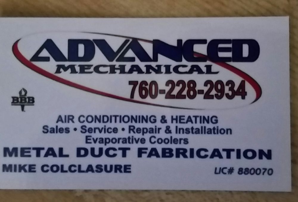 ADVANCED MECHANICAL AIR CONDITIONING Updated August 2024 58923