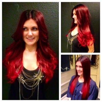 Knstruct - Fiery ombre - Hair Salons Near Me - San Diego, California Knstruct - Fiery ombre - Hair Salons Near Me - San Diego, California