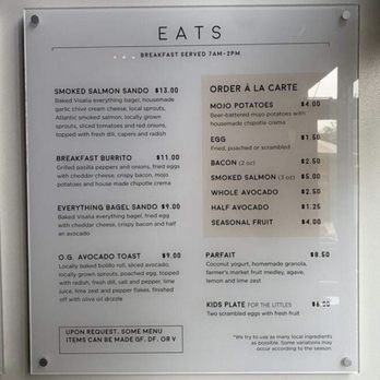 Component Coffee Lab - Food Menu - Coffee & Tea Near Me - Visalia, California
