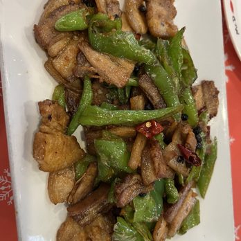 Mr Dumpling - Chili fried pork belly!!! Best one I ever had!!! - Taiwanese Near Me - Apex, North Carolina