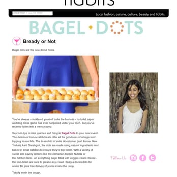 Bagel Dots - The only press so far about Bagel Dots - Bakeries Near Me