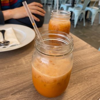 Blue Table Thai Cuisine - You can even get vegan Thai ice tea if u ask for coconut milk! - Thai Near Me - Bakersfield, California Blue Table Thai Cuisine - You can even get vegan Thai ice tea if u ask for coconut milk! - Thai Near Me - Bakersfield, California