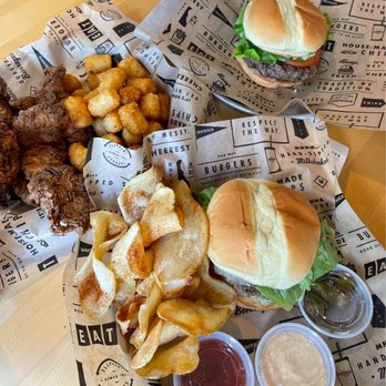 Wayback Burgers - a variety of food items - Burgers Near Me - Monroe, New York