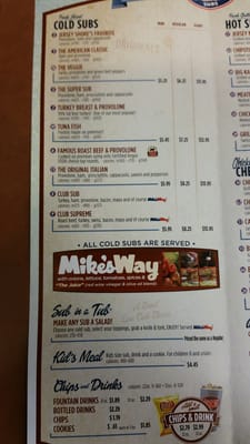 Menu photo 2 Jersey Mike's Subs Matawan, NJ Menu photo 2 Jersey Mike's Subs Matawan, NJ