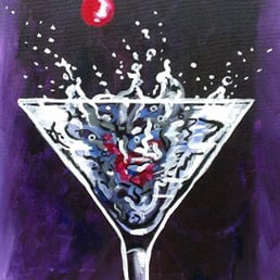 PaintNite martini PaintNite martini