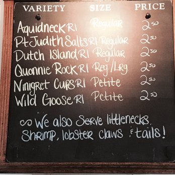 Bristol Oyster Bar - Todays Oysters - Seafood Near Me - Bristol, Rhode Island Bristol Oyster Bar - Todays Oysters - Seafood Near Me - Bristol, Rhode Island