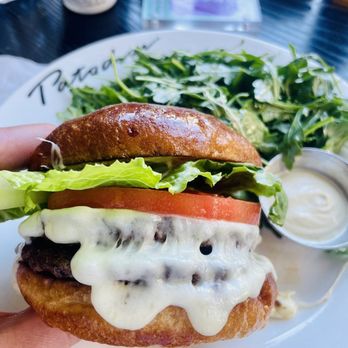 Cafe Patachou - Yes, that's how the local cheeseburger looks. - Breakfast & Brunch Near Me - Indianapolis, Indiana