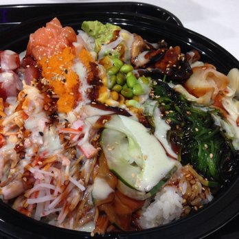 Sailing Poke Bowl - Large 3 protein bowl - Poke Near Me - Tampa, Florida