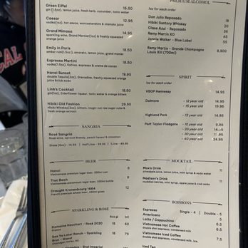 Linh Cafe - Menu - Vietnamese Near Me - Vancouver, British Columbia
